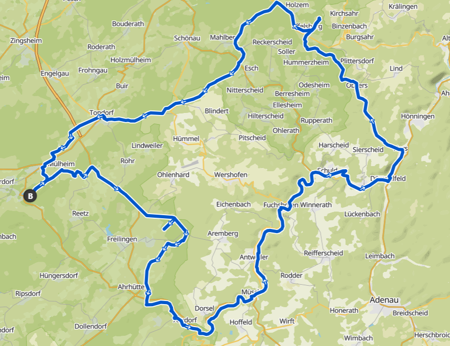 Blankenheim – Windpark Rohr/Reetz -Lückenschluss A1 – Ahrtal